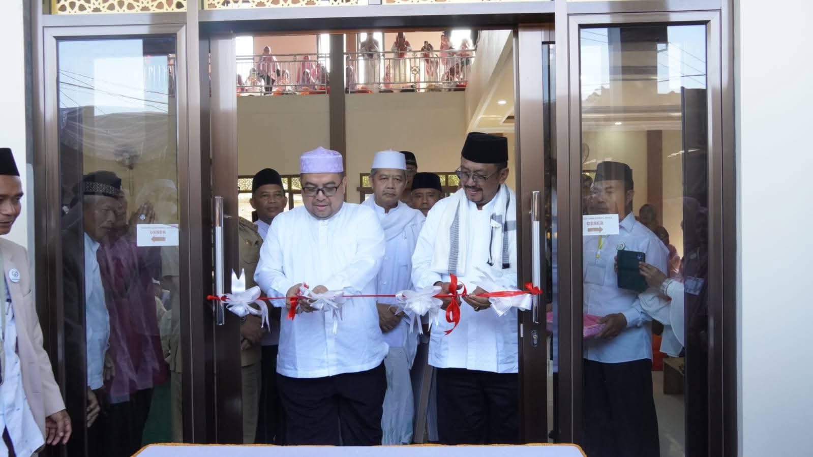 Resmikan Masjid JAMI NURULHUDA, Bupati Sukabumi H. Asep Japar Bantu Pembangunan Sarana Pendukungnya