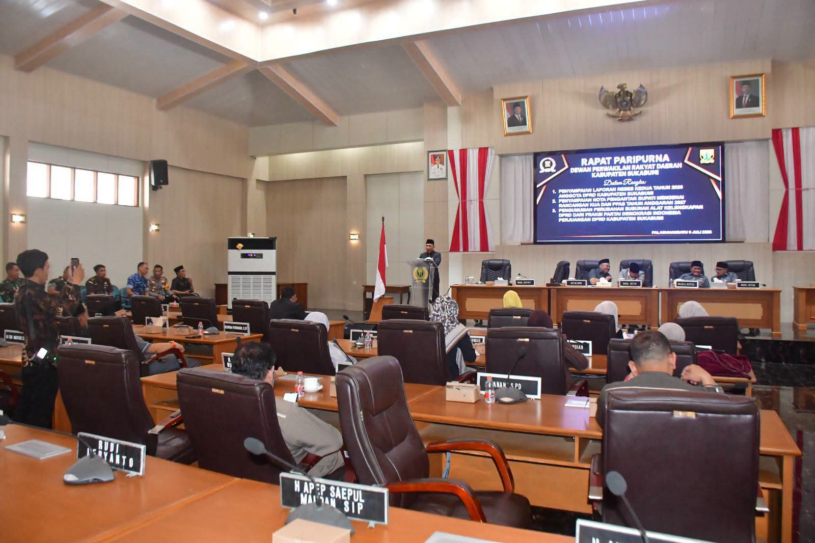 Rapat Paripurna DPRD Kabupaten Sukabumi, Agenda Penyampaian Nota Pengantar KUA-PPAS 2027