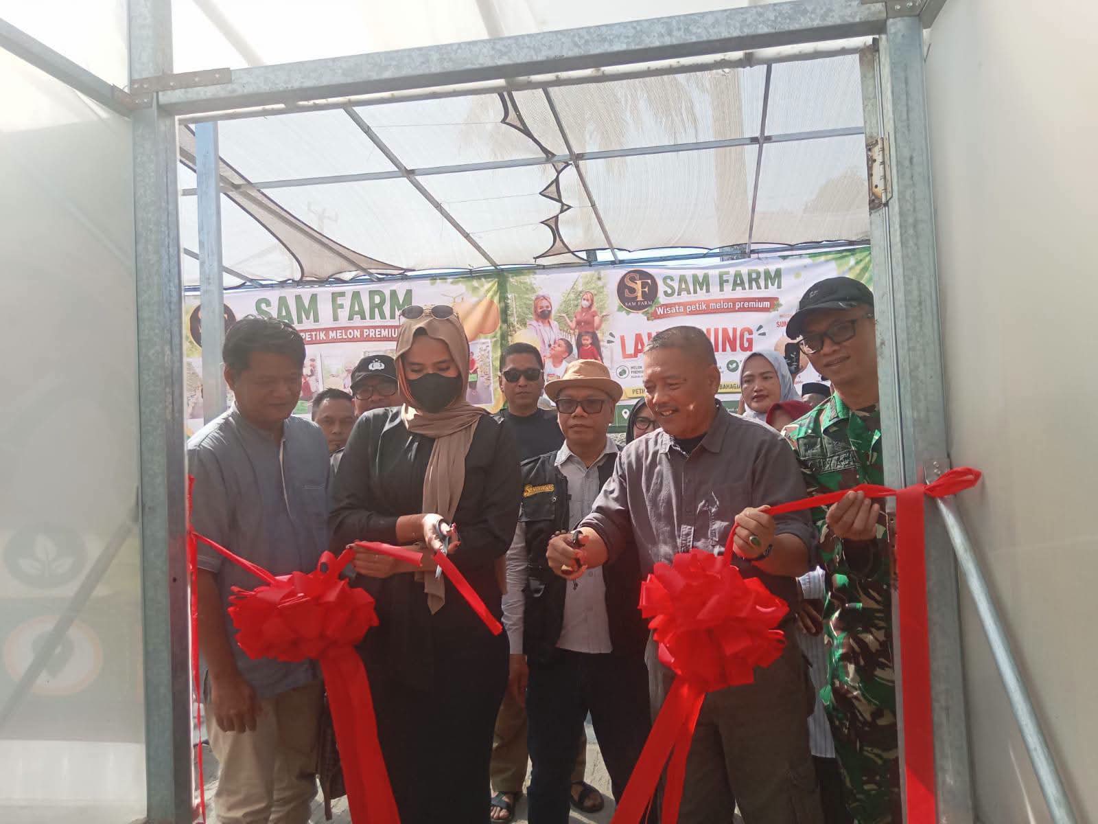 Wisata Petik Melon Diresmikan, Dorong Pengembangan Sektor Pertanian Terintegrasi